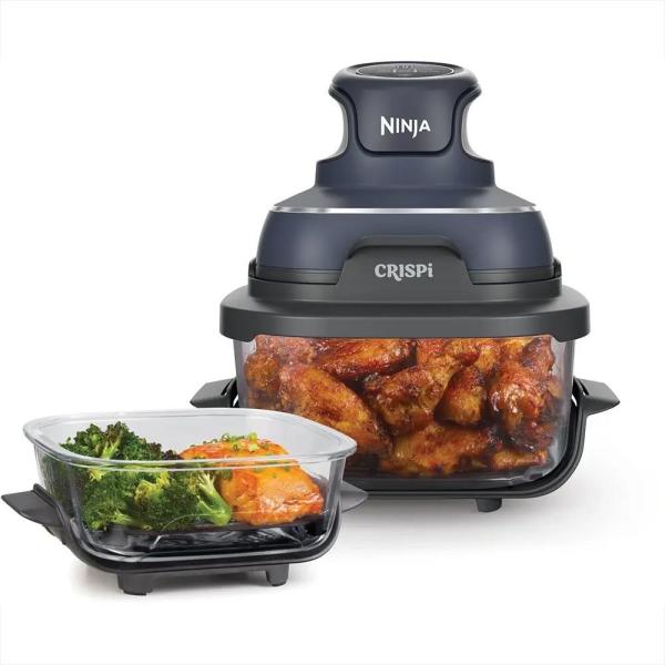 Ninja CRISPi FN101EUGY přenosná horkovzdušná fritéza modrá,  4v1,  1700 W,  1, 4/ 3, 8 l,  bez PFAS