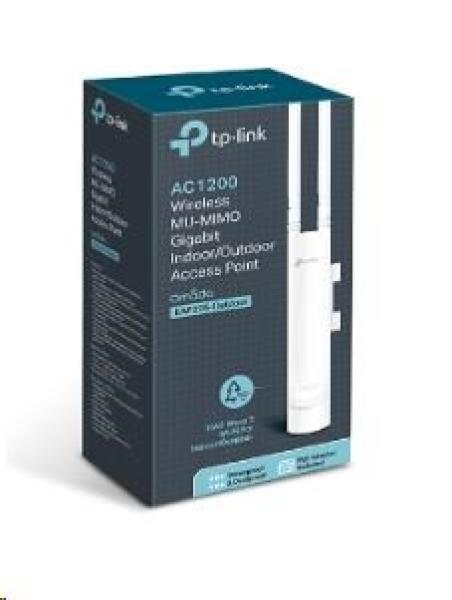 TP-Link EAP225-Outdoor-venkovní OMADA WiFi5 AP v3.20 (P/ N:1700000047) (AC1200, 2, 4GHz/ 5GHz, 1xGbELAN, 1xPoE-in)3