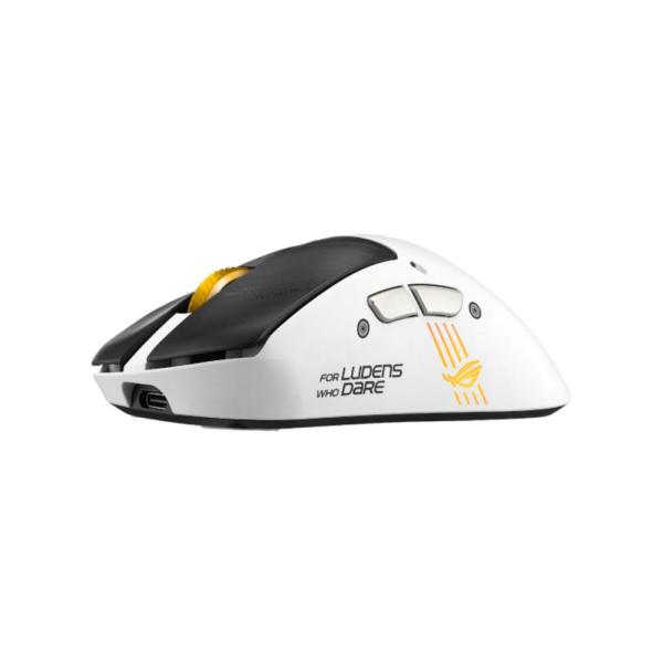 ASUS myš ROG KERIS II ORIGIN-KJP,  Bezdrátová,  ARGB,  bílá2