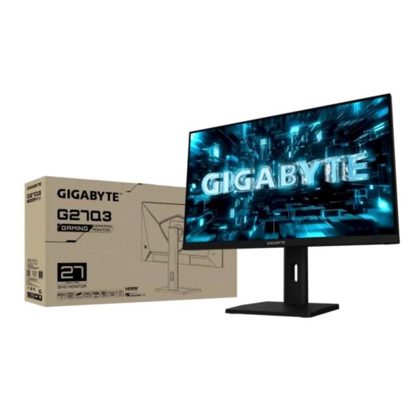 GIGABYTE LCD - 27" Gaming monitor G27Q3,  IPS,  2560 x 1440 QHD,  320Hz,  1300:1,  350cd/ m2,  1ms,  2xHDMI,  1xDP7