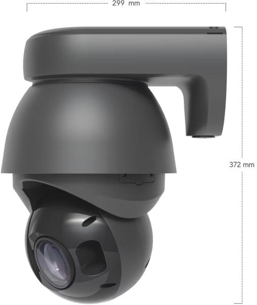 UBNT AI PTZ Precision - 8MP PTZ IP Kamera,  Černá8
