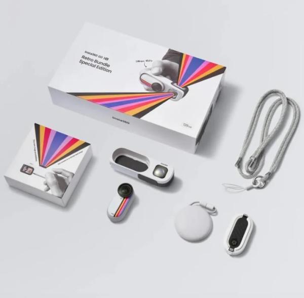 Insta360 GO 3S Retro bundle 64 GB (bílá) Speciální edice1