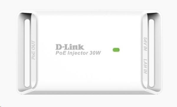 D-Link DPE-301GI 1portový gigabitový 30W PoE+ injektor,  802.3at2