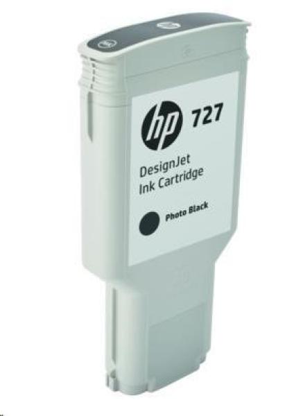 HP 727 300-ml Photo Black DesignJet Ink Cartridge