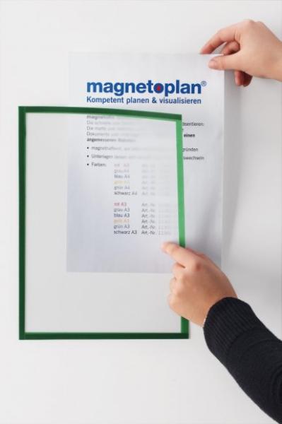 Magnetický rámček Magnetofix A4 modrý (5ks)