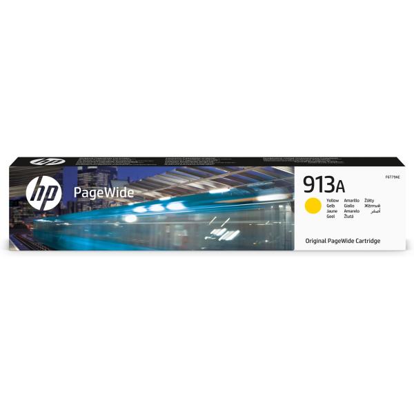 HP 913A Yellow Original PageWide Cartridge (3,000 pages)