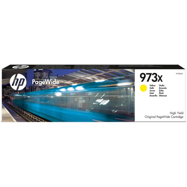 HP 973X High Yield Yellow Original PageWide Cartridge (7, 000 pages)