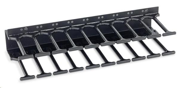 TRITON Vertikálny obkladový panel 10 U, dvojradový, pre rozvádzače so šírkou 800 mm zo série RMA, RZA, RDA, RTA, RYA, č