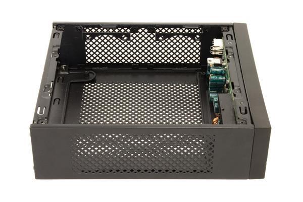 CHIEFTEC Compact Series/ mini ITX case,  IX-03B,  čierna,  Alu,  120W adaptér CDP-120ITX1