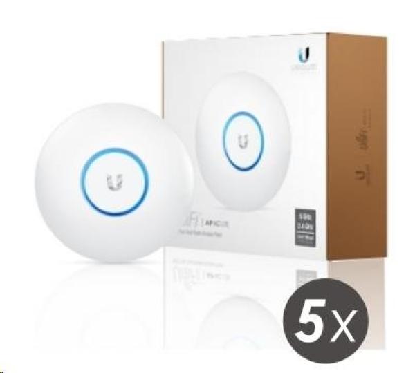 Ubiquiti UniFi AP AC LITE 2, 4 GHz/ 5 GHz 5pck, PoE nie je súčasťou balenia