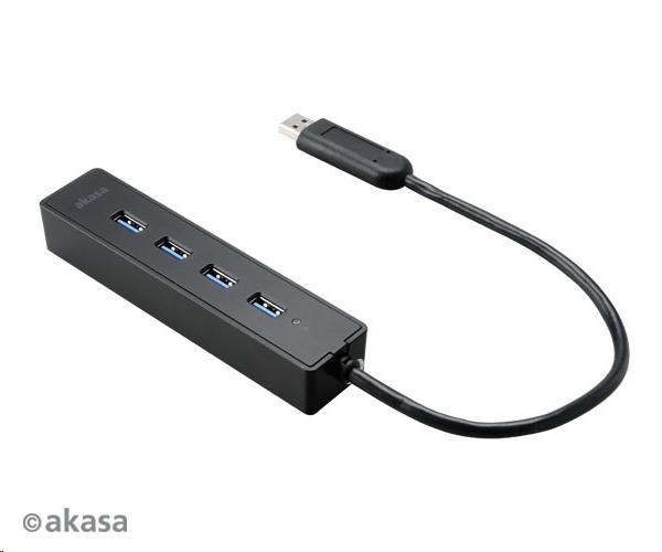 AKASA HUB USB Connect 4SX,  4x USB 3.0,  externé
