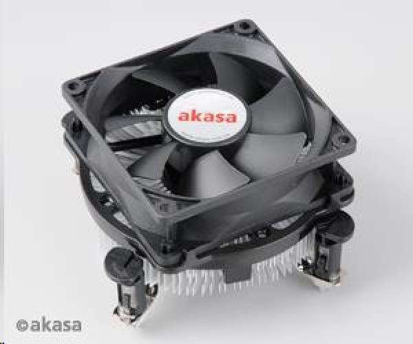 AKASA CPU chladič AK-CCE-7102EP pre Intel LGA 775 a 1156,  80mm PWM ventilátor,  do 73W