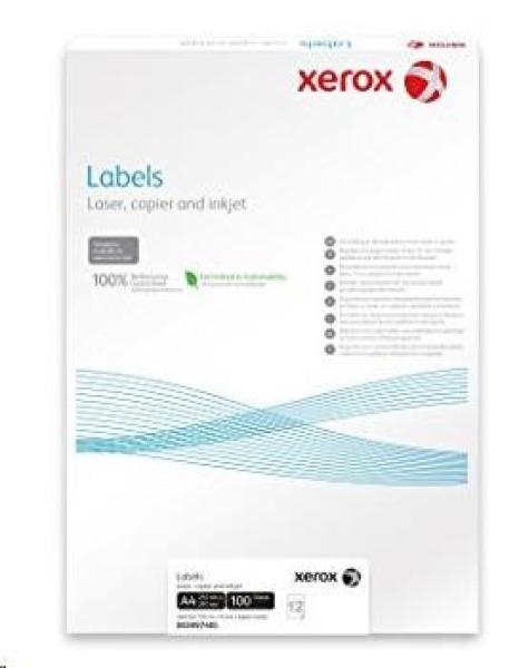 Xerox Labels 21UP 63.5x38.1 (160g/ 100listů)