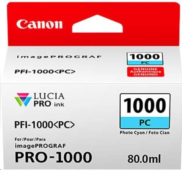 Canon BJ CARTRIDGE PFI-1000 PC (nádržka s azurovým atramentom)