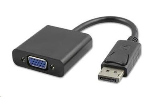 PREMIUMCORD DisplayPort na VGA 15 cm (M/ F,  čierny)