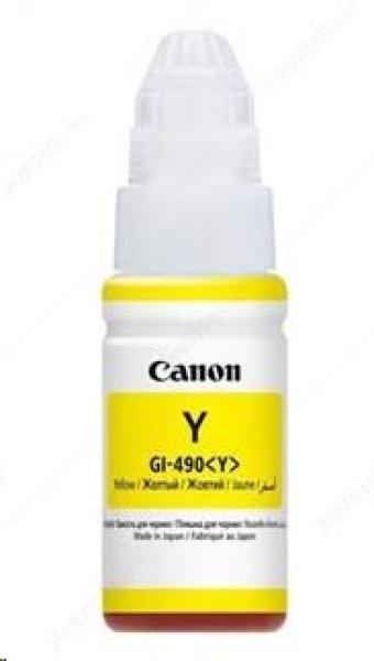Canon BJ INK GI-490 Y (fľaštička so žltým atramentom)