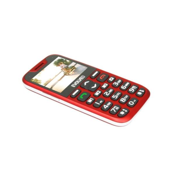 EVOLVEO EasyPhone XD,  mobilný telefón pre seniorov s nabíjacím stojanom (červený)3