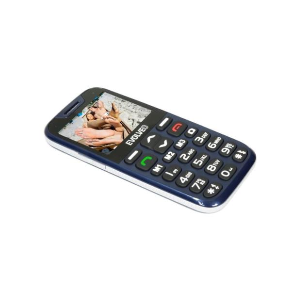 EVOLVEO EasyPhone XD,  mobilný telefón pre seniorov s nabíjacím stojanom (modrý)3