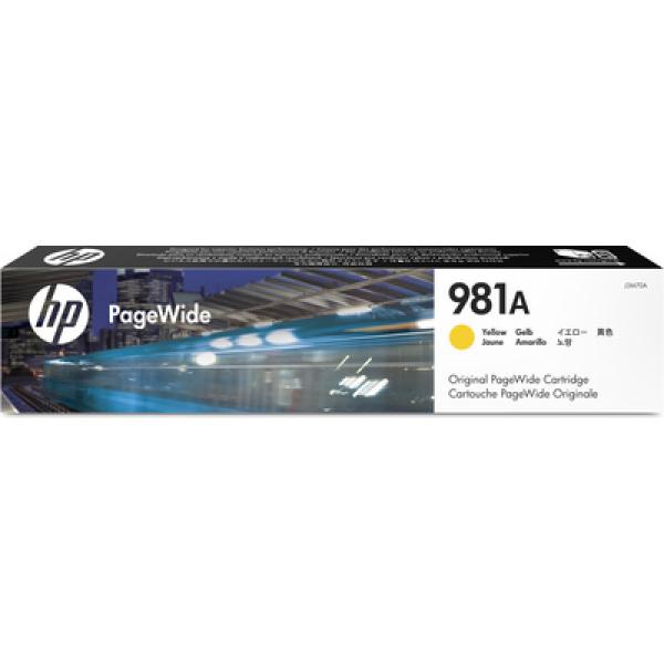 HP 981A Yellow Original PageWide Cartridge (6, 000 pages)