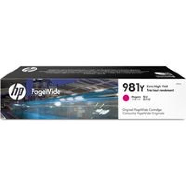 HP 981Y Extra High Yield Magenta Original PageWide Cartridge (16, 000 pages)