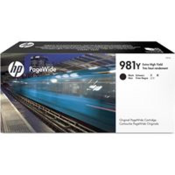 HP 981Y Extra High Yield Black Original PageWide Cartridge (20, 000 pages)