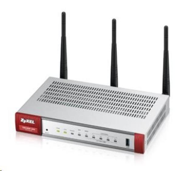 Zyxel USG20W-VPN Wireless AC Firewall,  10x VPN (IPSec/ L2TP),  5x SSL,  1x WAN,  1x SFP,  4x LAN/ DMZ,  1x USB