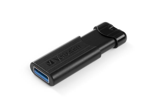 VERBATIM Flash Disk PinStripe USB 3.0,  16 GB - čierna