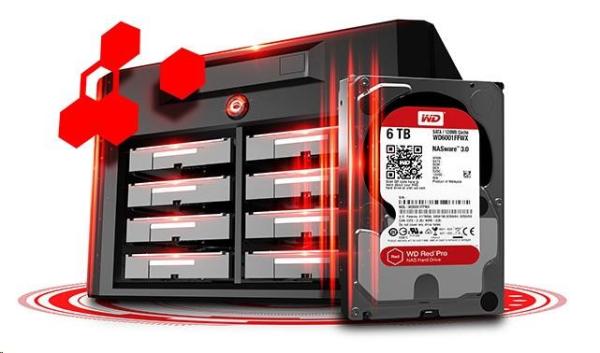 WD RED Pro NAS WD2002FFSX 2TB SATAIII/600 64MB cache, CMR5