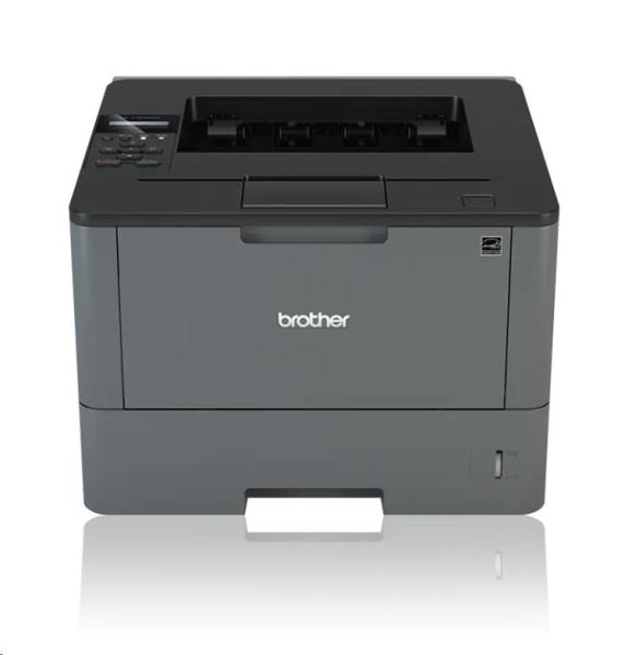 Čiernobiela laserová tlačiareň BROTHER HL-L5000D - A4,  40 str./ min,  1200x1200,  128 MB,  PCL6,  USB 2.0,  DUPLEX