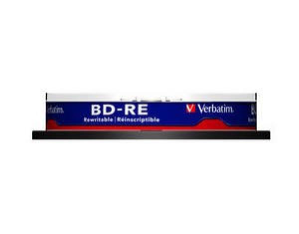 VERBATIM BD-RE SL(10-pack)Blu-Ray/ vreteno/ 2x/ 25GB1