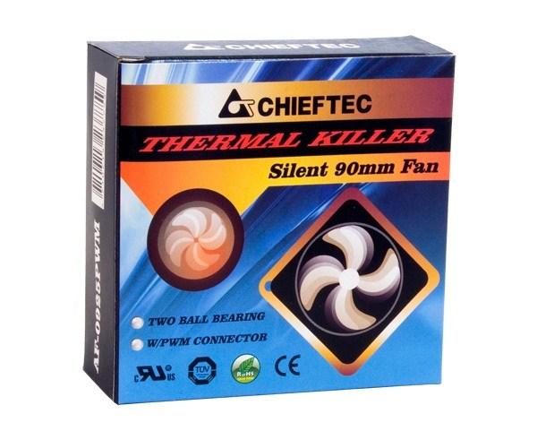 Ventilátor CHIEFTEC AF-0925PWM,  92x92x25 mm,  2-guľôčkový,  PWM1