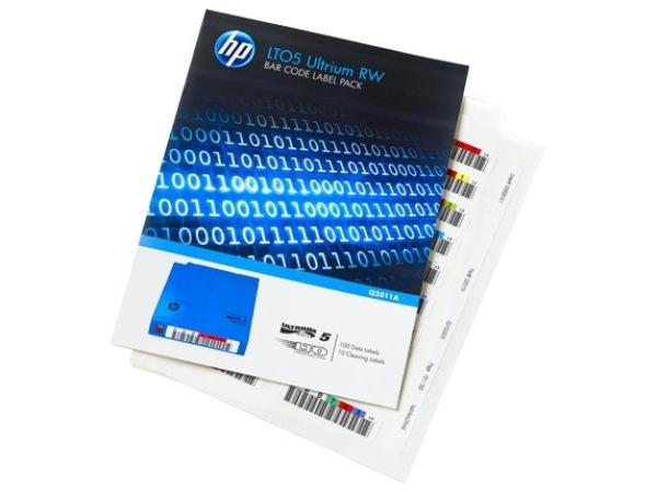 HPE LTO-5 Ultrium RW Bar Code Label Pack