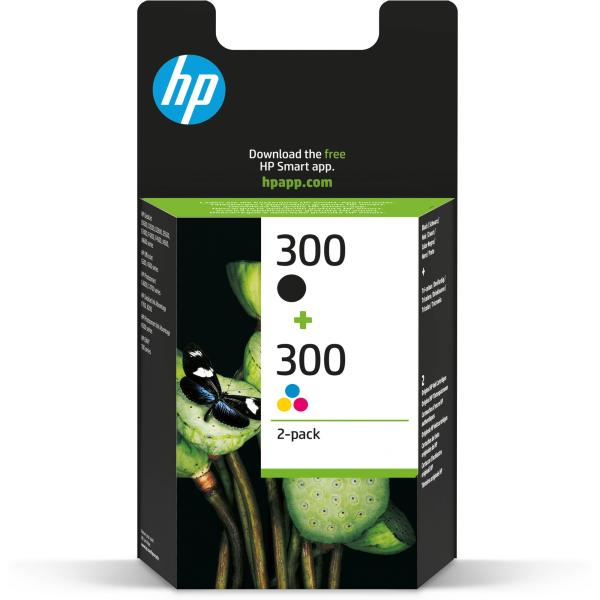HP 300 Combo-B/ CMY Ink Cart,  4 ml,  CN637EE (200 /  165 pages)