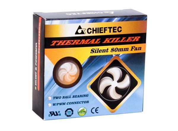 Ventilátor CHIEFTEC AF-0825PWM,  80x80x25 mm,  PWM1