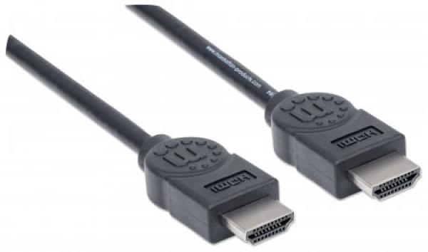 MANHATTAN kábel High Speed HDMI 4K,  3D,  samec na samca,  tienený,  čierny,  15 m1