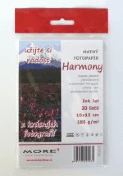 ARMOR MORE Fotopapier Harmony 180g,  10x15 /  matný,  20 listov,  fotografie 10x15cm