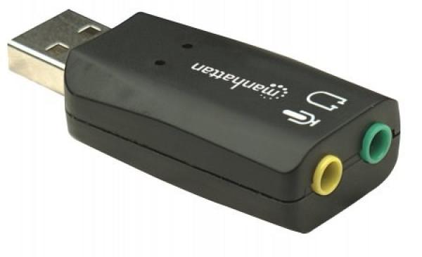 MANHATTAN Zvuková karta USB 3-D Sound Adapter2