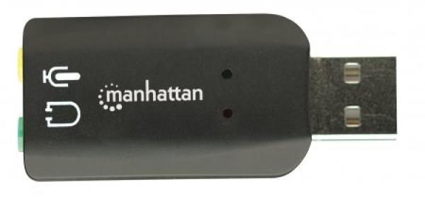 MANHATTAN Zvuková karta USB 3-D Sound Adapter3