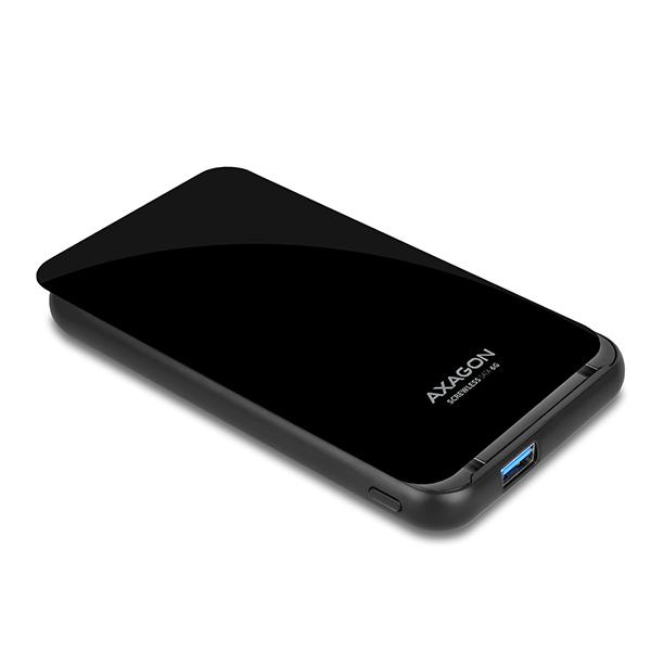 AXAGON EE25-S6B,  USB3.0 - SATA 6G,  2.5" externý box SCREWLESS,  čierny10