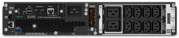 APC Smart-UPS SRT 3000VA RM 230V,  On-Line,  2U,  Rack Mount (2700W) Sieťová karta1