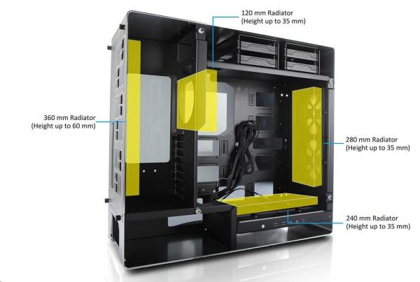 IN WIN case 909,  Full Tower,  bez zdroja,  strieborná,  USB 3.15