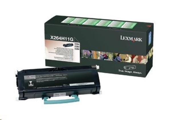 Čierny toner LEXMARK pre X264,  X363,  X364 z programu Lexmark Return (9 000 strán)