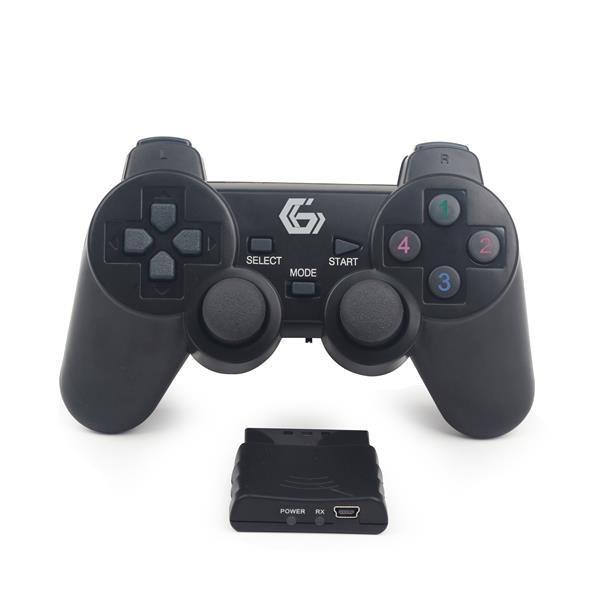 GEMBIRD gamepad JPD-WDV-01,  vibrační,  bezdrátový,  PC/ PS2/ PS3,  USB