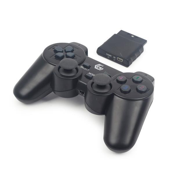 GEMBIRD gamepad JPD-WDV-01,  vibrační,  bezdrátový,  PC/ PS2/ PS3,  USB3