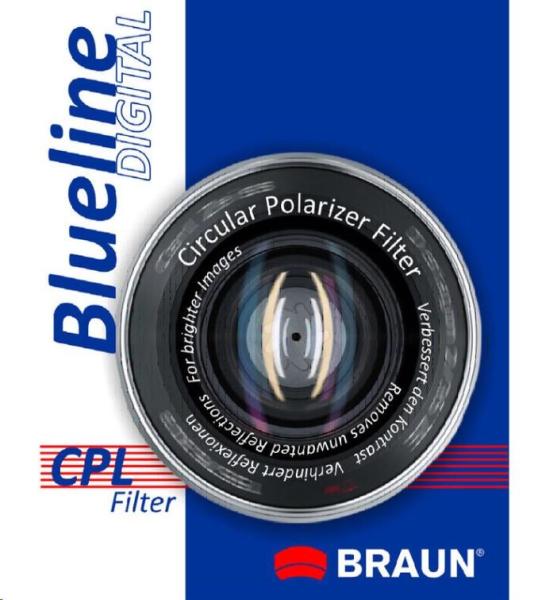 Braun C-PL BlueLine polarizačný filter 62 mm