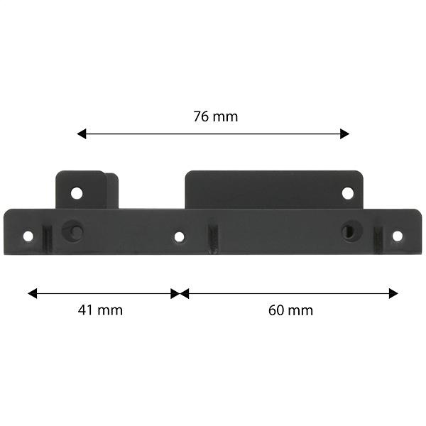 AXAGON RHD-225, kovový rám pre 2x 2.5" HDD/SSD do 3.5" poloha, montáž ventilátora5