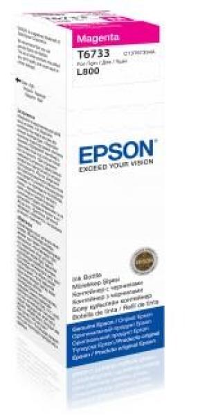 Atramentová tyčinka EPSON T6733 Purpurový atrament 70 ml pre L800/ L1800