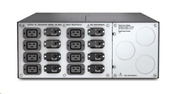 APC Service Bypass Panel 230V 125A HW vstup IEC-320 výstup (8) C191