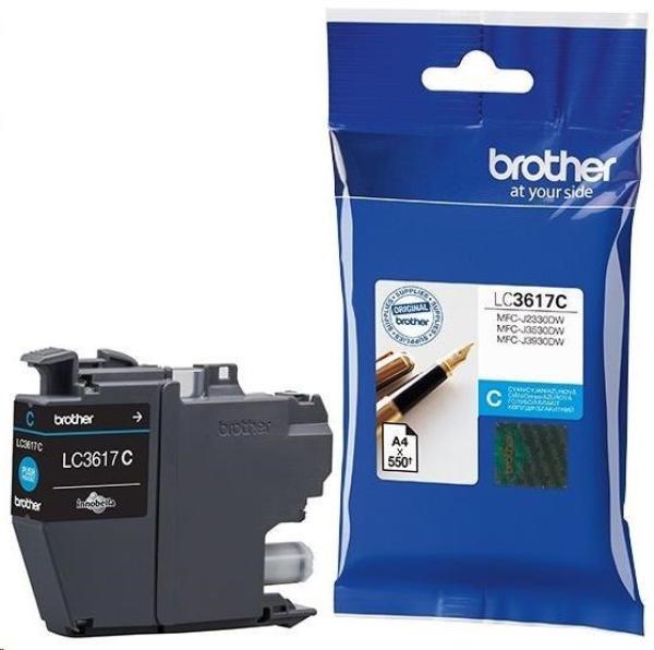 BROTHER INK LC-3617C cyan,  cyan - 550ppm,  J2330,  J3530,  J3930