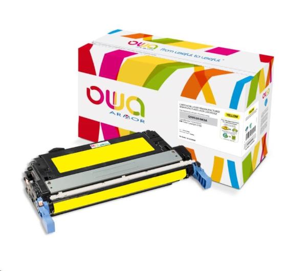 OWA Armor toner pre HP Color Laserjet 4700, 10000 strán, Q5952A, žltá/žltá